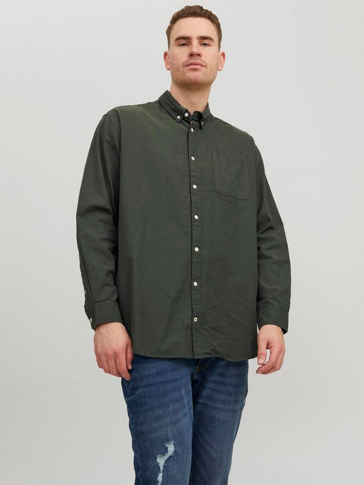 Jack & Jones PlusSize Langarmhemd JJ JJEOXFORD SHIRT L/S von Jack & Jones PlusSize