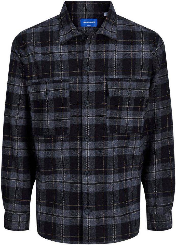 Jack & Jones PlusSize Langarmhemd JORBLAFRI CHECK OVERSHIRT LS PLS mit Brusttaschen von Jack & Jones PlusSize