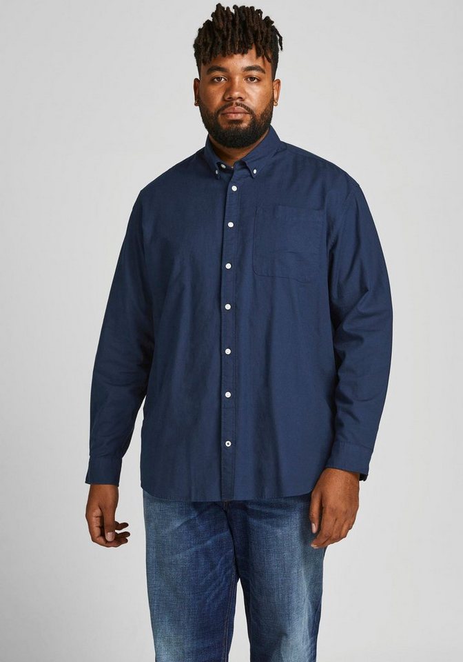 Jack & Jones PlusSize Langarmhemd OXFORD SHIRT von Jack & Jones PlusSize