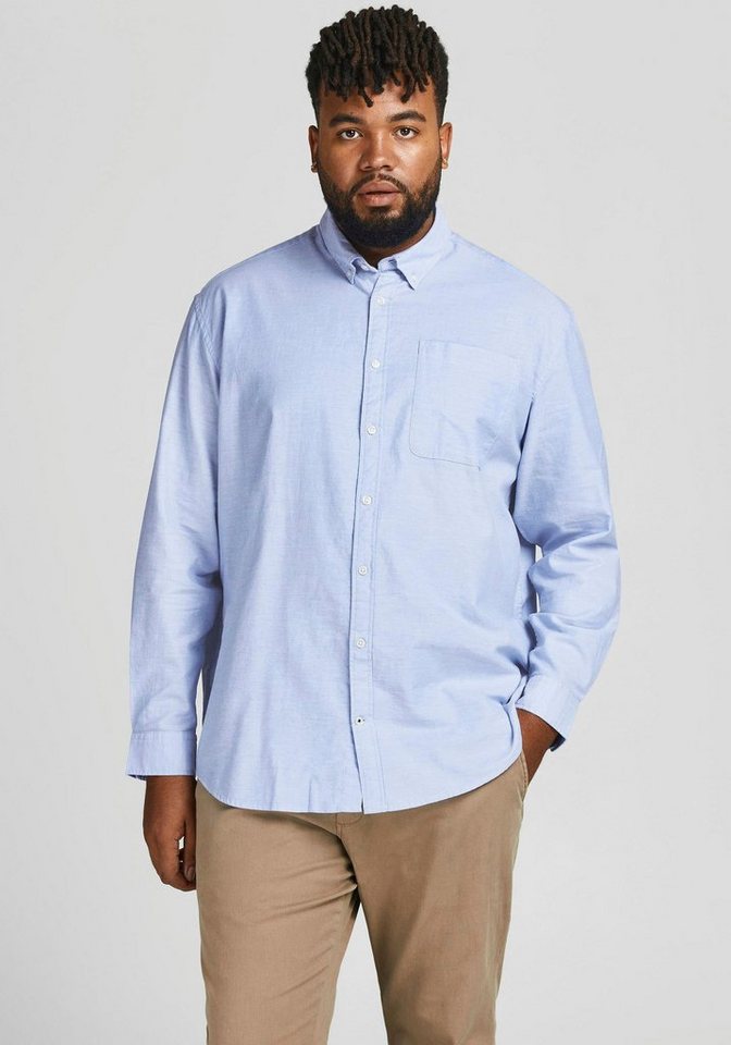 Jack & Jones PlusSize Langarmhemd OXFORD SHIRT von Jack & Jones PlusSize