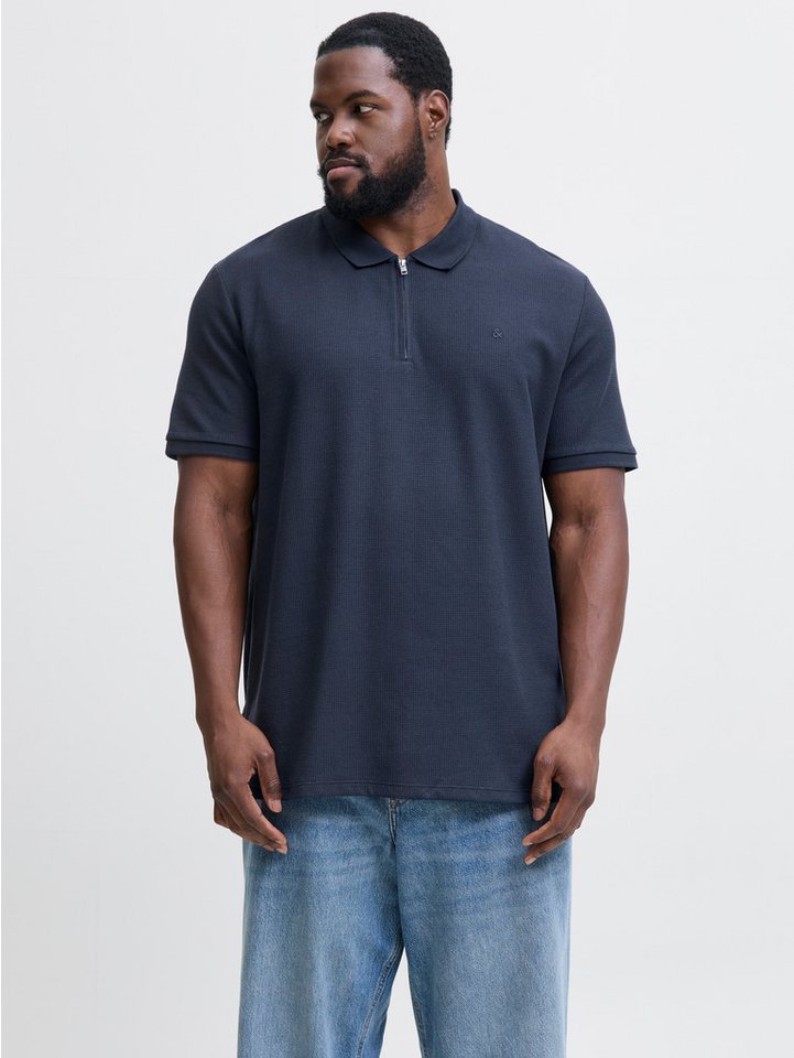 Jack & Jones PlusSize Poloshirt JJEAUSTIN ZIP POLO SS NOOS PLS von Jack & Jones PlusSize