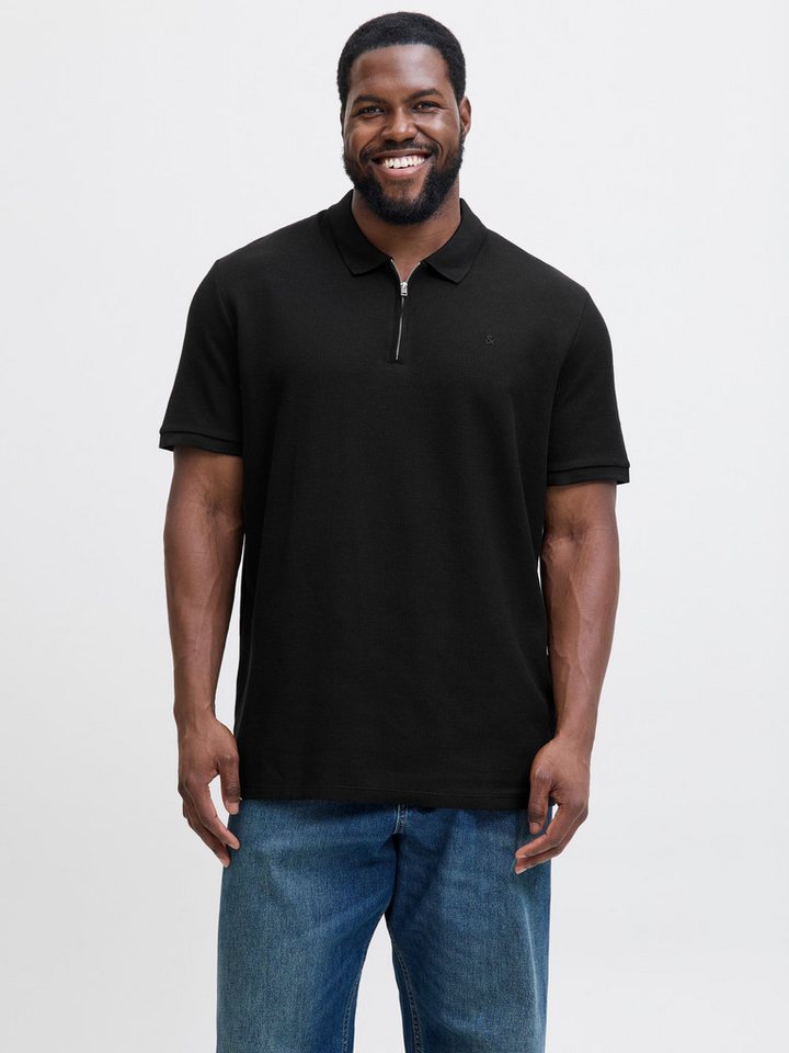 Jack & Jones PlusSize Poloshirt JJEAUSTIN ZIP POLO SS NOOS PLS von Jack & Jones PlusSize
