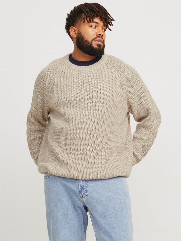 Jack & Jones PlusSize Rundhalspullover JJJONES KNIT CREW NECK PLS von Jack & Jones PlusSize
