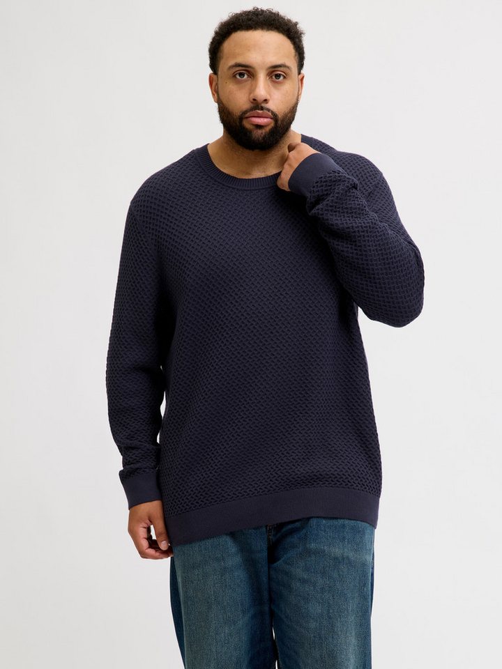 Jack & Jones PlusSize Strickpullover JPRBLUBARKLEY KNIT CREW NECK PLS von Jack & Jones PlusSize