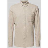 Jack & Jones Premium Freizeithemd mit Button-Down-Kragen Modell 'BROOK' in Offwhite, Größe S von Jack & Jones Premium