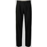 Jack & Jones Premium Loose Fit Stoffhose mit Bundfalten Modell 'KARL' in Black, Größe 34/32 von Jack & Jones Premium