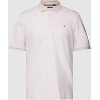 Jack & Jones Premium Poloshirt mit Label-Stitching Modell 'BLUGUNNER' in Hellrosa, Größe XXL von Jack & Jones Premium