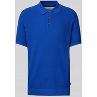 Jack & Jones Premium Poloshirt mit Strukturmuster Modell 'BLUSANDRI' in Royal, Größe XL von Jack & Jones Premium