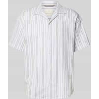 Jack & Jones Premium Regular Fit Freizeithemd mit Resortkragen Modell 'MONTANA' in Oliv, Größe L von Jack & Jones Premium