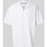 Jack & Jones Premium Regular Fit Freizeithemd aus Baumwoll-Mix mit Leinen-Anteil Modell 'MONTANA' in Weiss, Größe L von Jack & Jones Premium