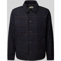 Jack & Jones Premium Regular Fit Hemdjacke mit Kentkragen Modell 'CARTER' in Dunkelblau, Größe XXL von Jack & Jones Premium