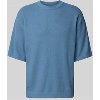 Jack & Jones Premium Strickshirt mit Rundhalsausschnitt Modell 'KALEB' in Ocean, Größe XL von Jack & Jones Premium