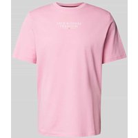 Jack & Jones Premium T-Shirt mit Label-Print in Rosa, Größe L von Jack & Jones Premium