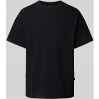 Jack & Jones Premium T-Shirt mit geripptem Rundhalsausschnitt Modell 'HARVEY' in Black, Größe XXL von Jack & Jones Premium