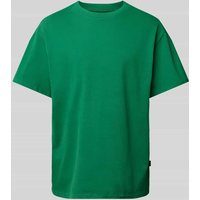 Jack & Jones Premium T-Shirt mit geripptem Rundhalsausschnitt Modell 'HARVEY' in Gruen, Größe L von Jack & Jones Premium