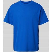 Jack & Jones Premium T-Shirt mit geripptem Rundhalsausschnitt Modell 'HARVEY' in Royal, Größe L von Jack & Jones Premium