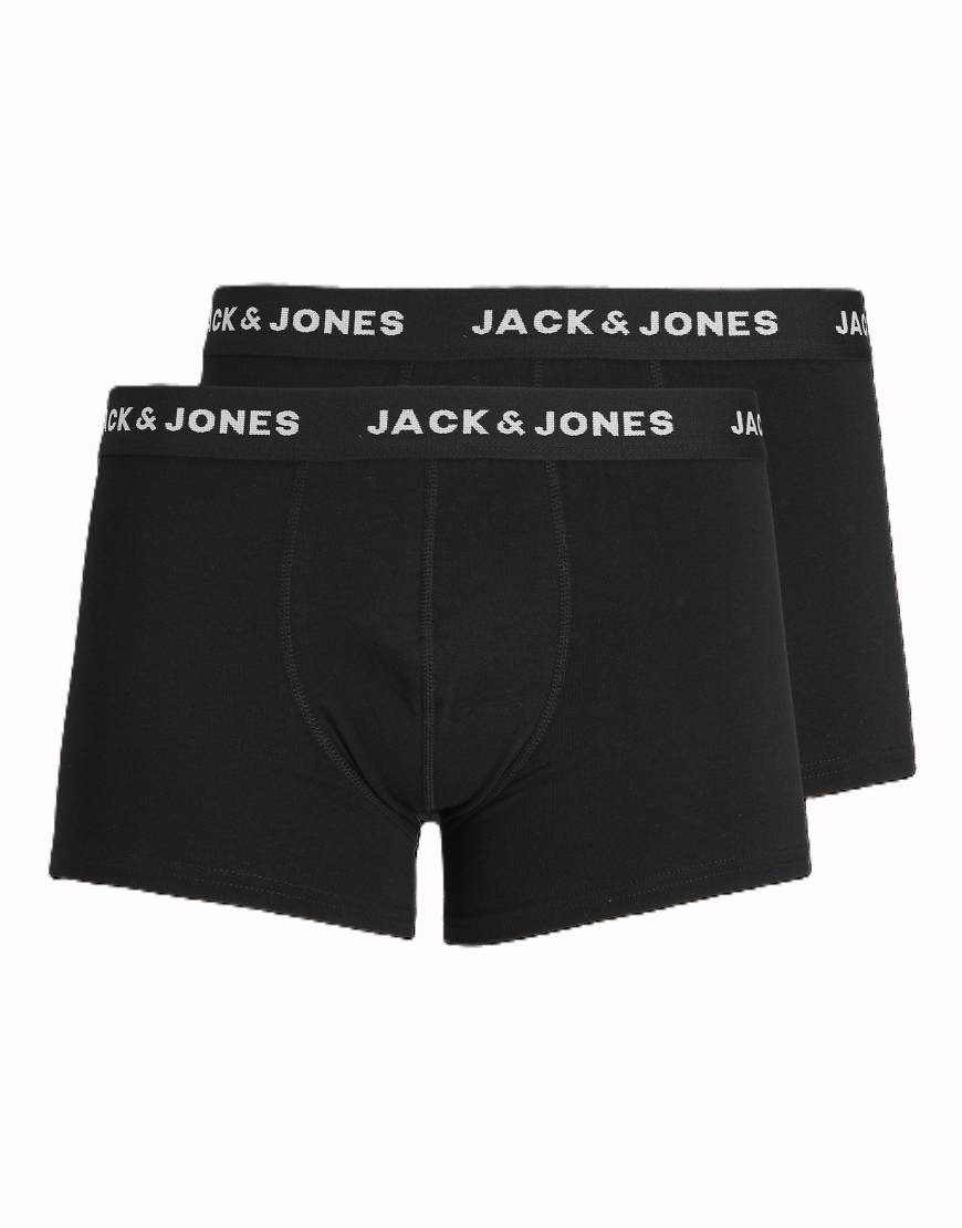 Jack & Jones - 2er Packung schwarze Unterhosen von Jack & Jones