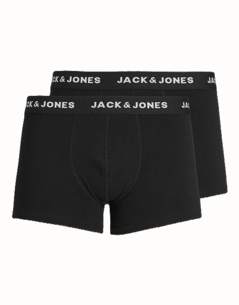 Jack & Jones - 2er Packung schwarze Unterhosen von Jack & Jones