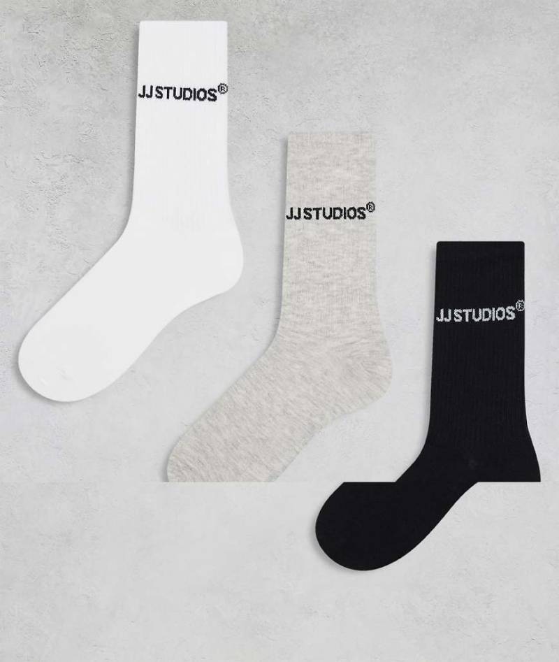 Jack & Jones - 3er-Pack Sportsocken in Weiß und weiteren Farben von Jack & Jones