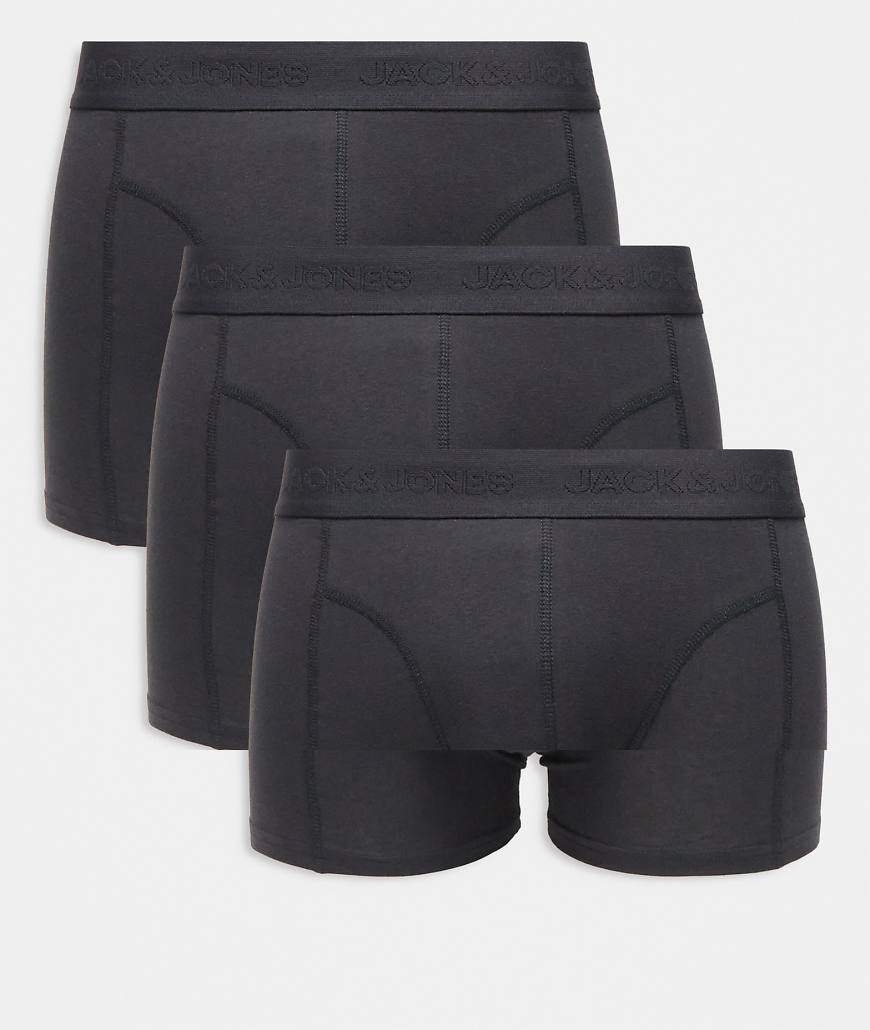 Jack & Jones - 3er Packung schwarze Unterhosen von Jack & Jones