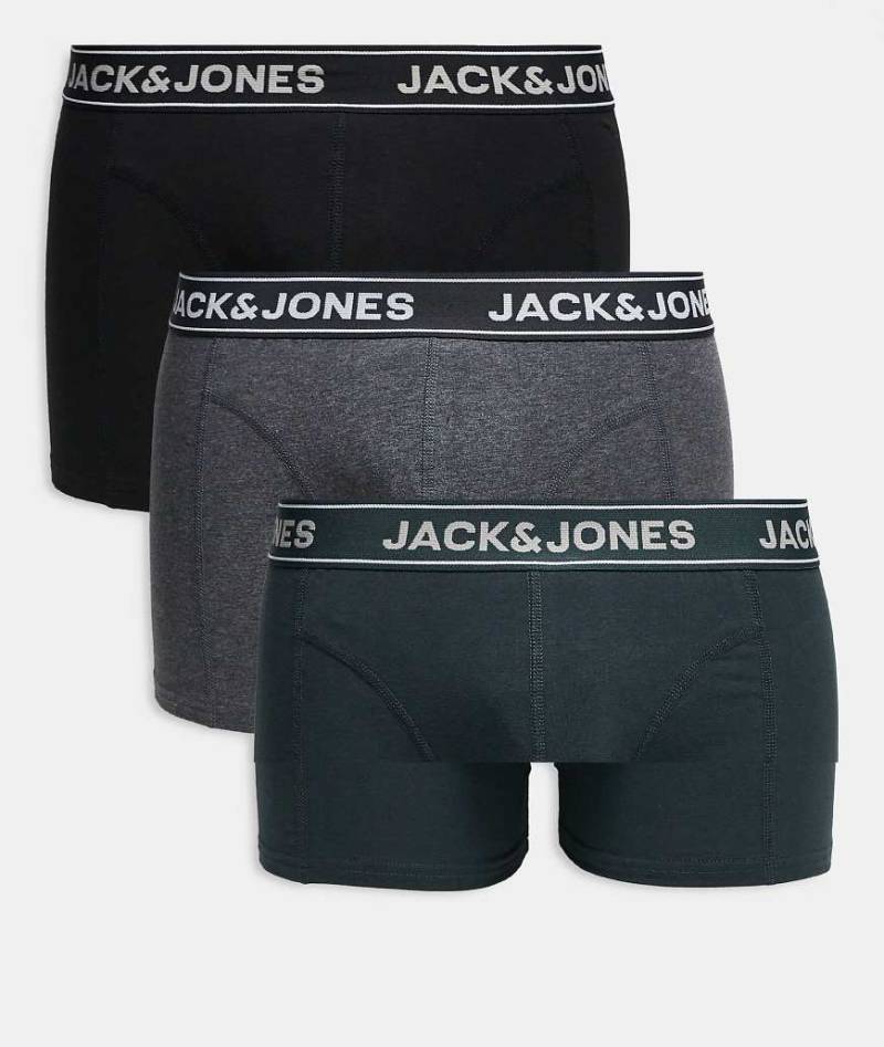 Jack & Jones - 3er-Set Slips in Grau von Jack & Jones