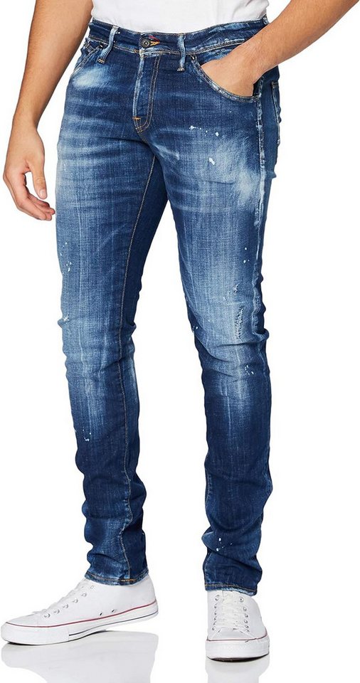 Jack & Jones 5-Pocket-Jeans Low Rise Hose Slim in Blau von Jack & Jones