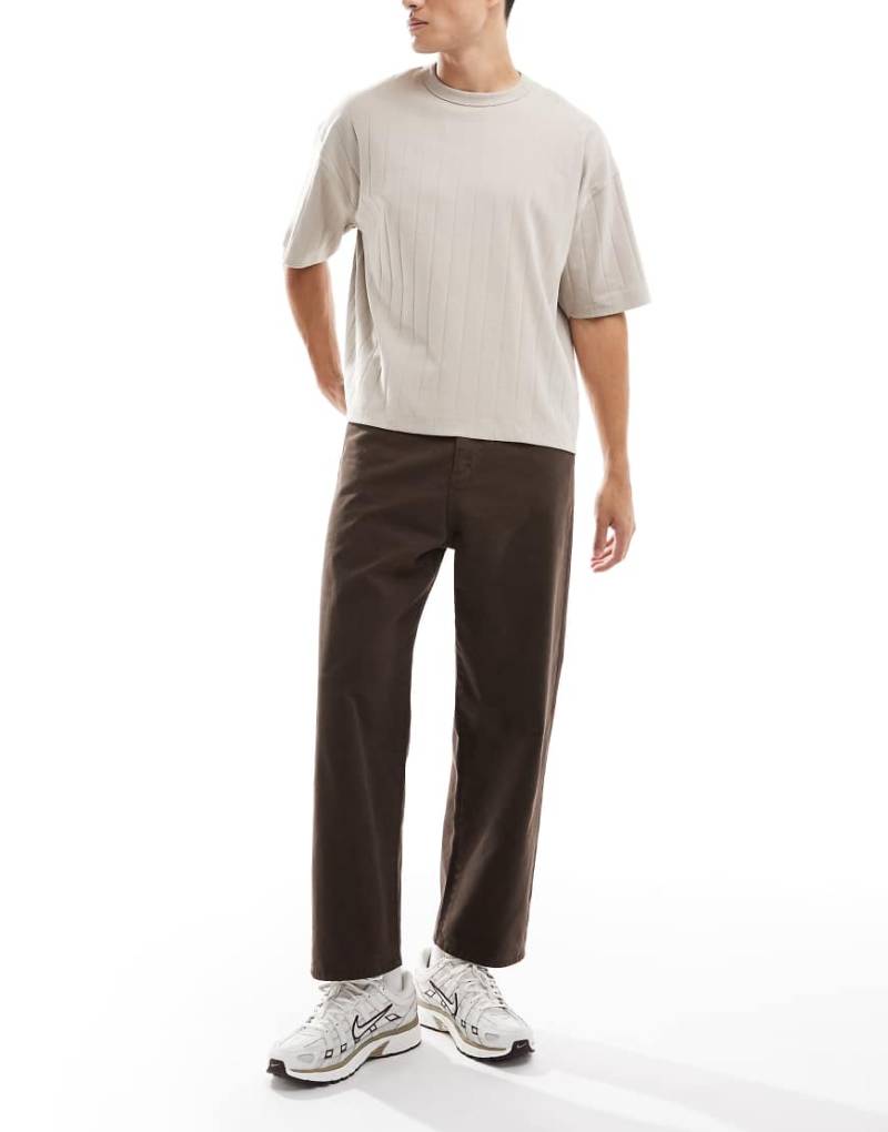 Jack & Jones - Alex - Baggy Jeans in Braun-Brown von Jack & Jones