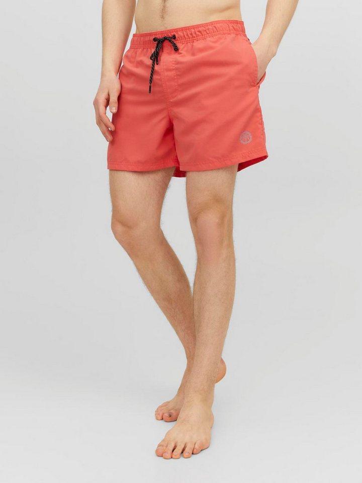 Jack & Jones Badeshorts JPSTFIJI JJSWIM SOLID SN LY gut geschnittene Schwimm-Shorts für den Strand aus recyceltem Garn von Jack & Jones