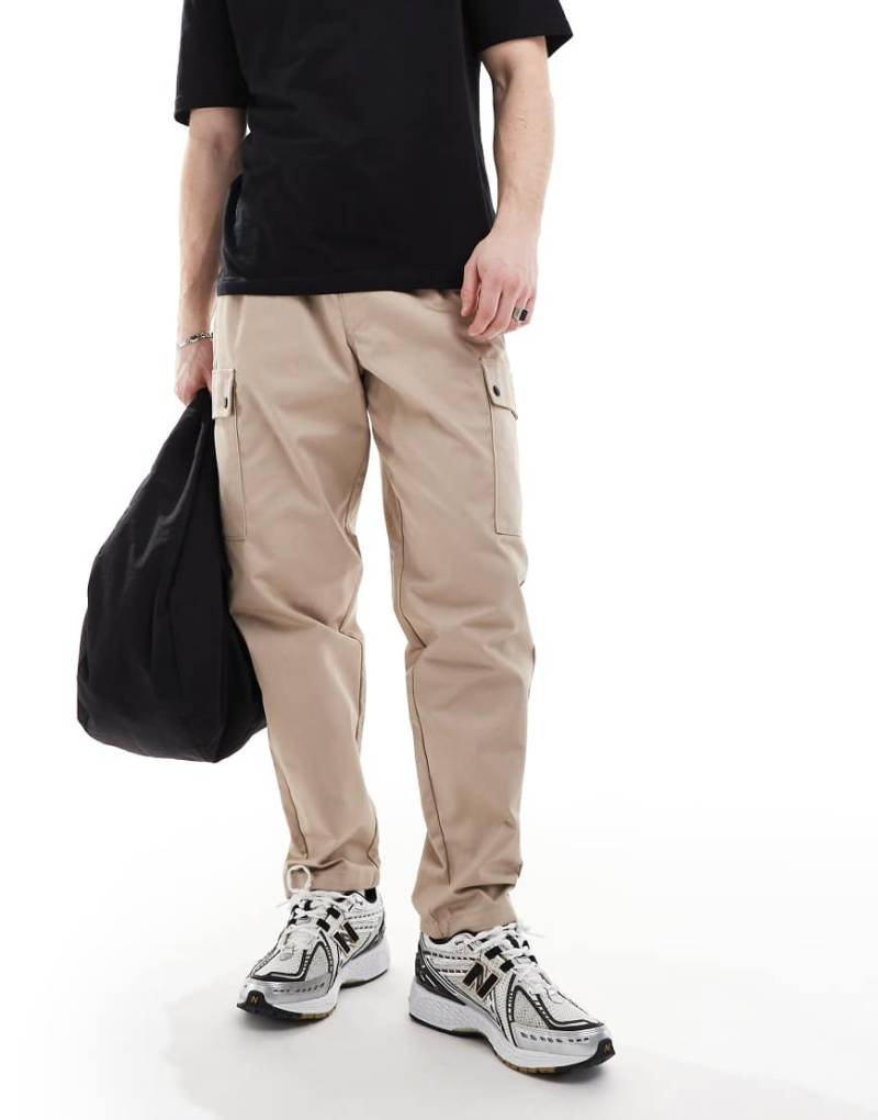 Jack & Jones - Bill - Weit geschnittene Cargohose in Beige-Neutral von Jack & Jones