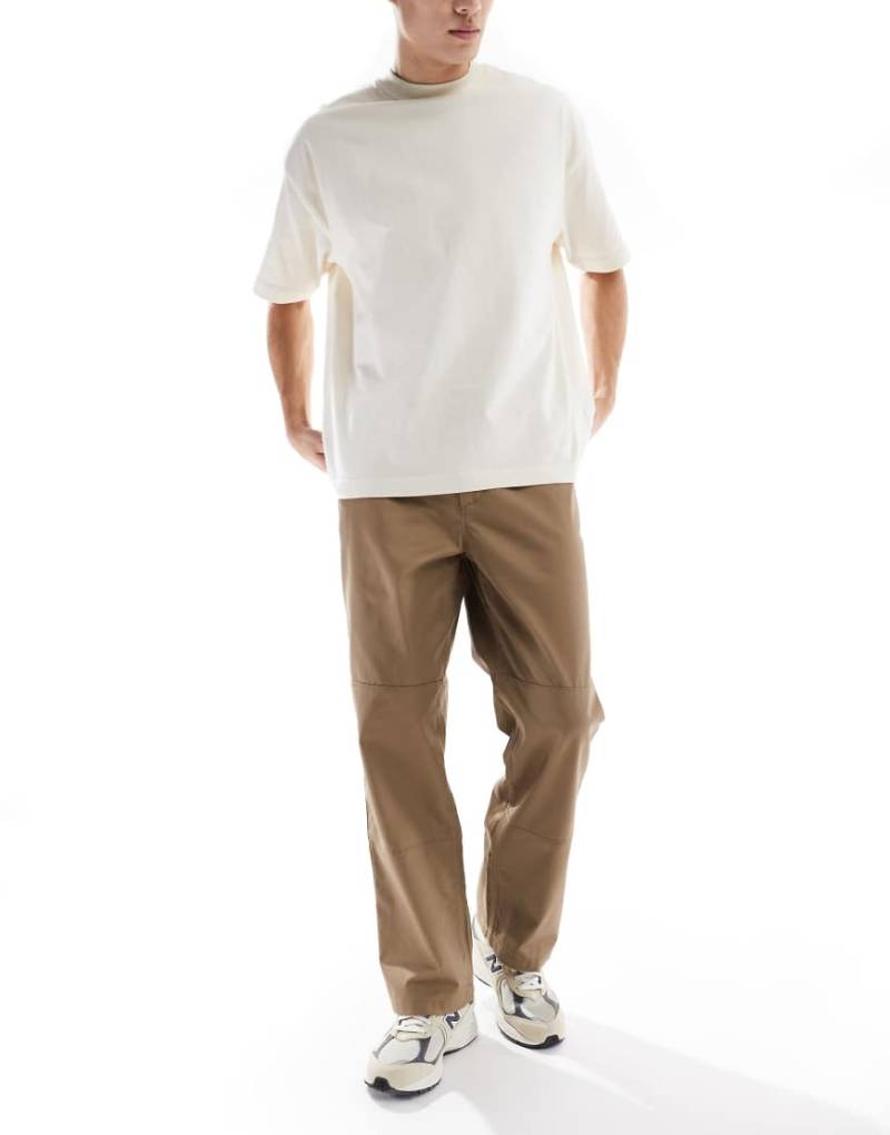 Jack & Jones - Bill - Workwear-Chinohose in Beige mit weitem Bein-Neutral von Jack & Jones