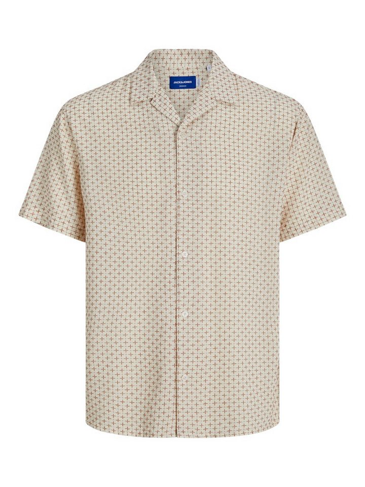 Jack & Jones Blusenshirt JORLUKE ACAPULCO DOBBY AOP SHIRT SS von Jack & Jones