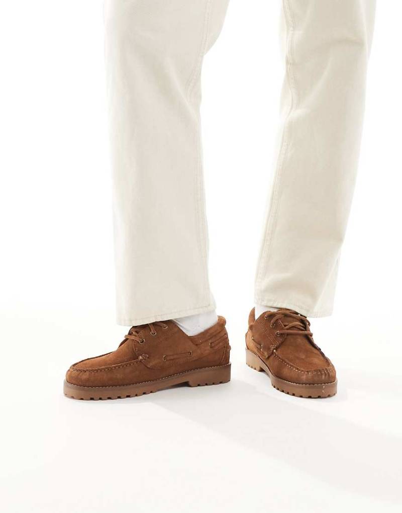 Jack & Jones - Bootsschuhe aus Wildleder in Braun von Jack & Jones