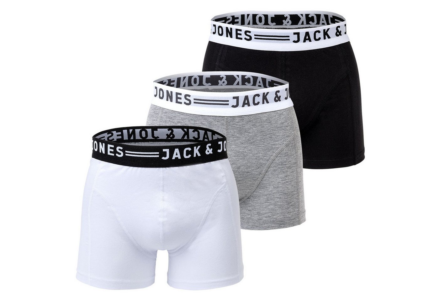 Jack & Jones Boxer Herren Boxershort 3er Pack Baumwolle (Packung, 3er Pack) von Jack & Jones