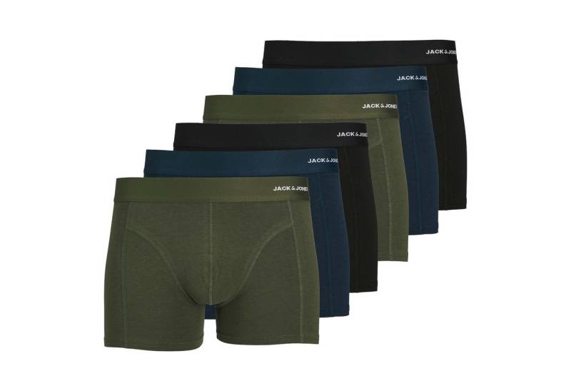 Jack & Jones Boxer Herren Boxershort 6er Pack Viskose (Packung, 6er Pack) von Jack & Jones