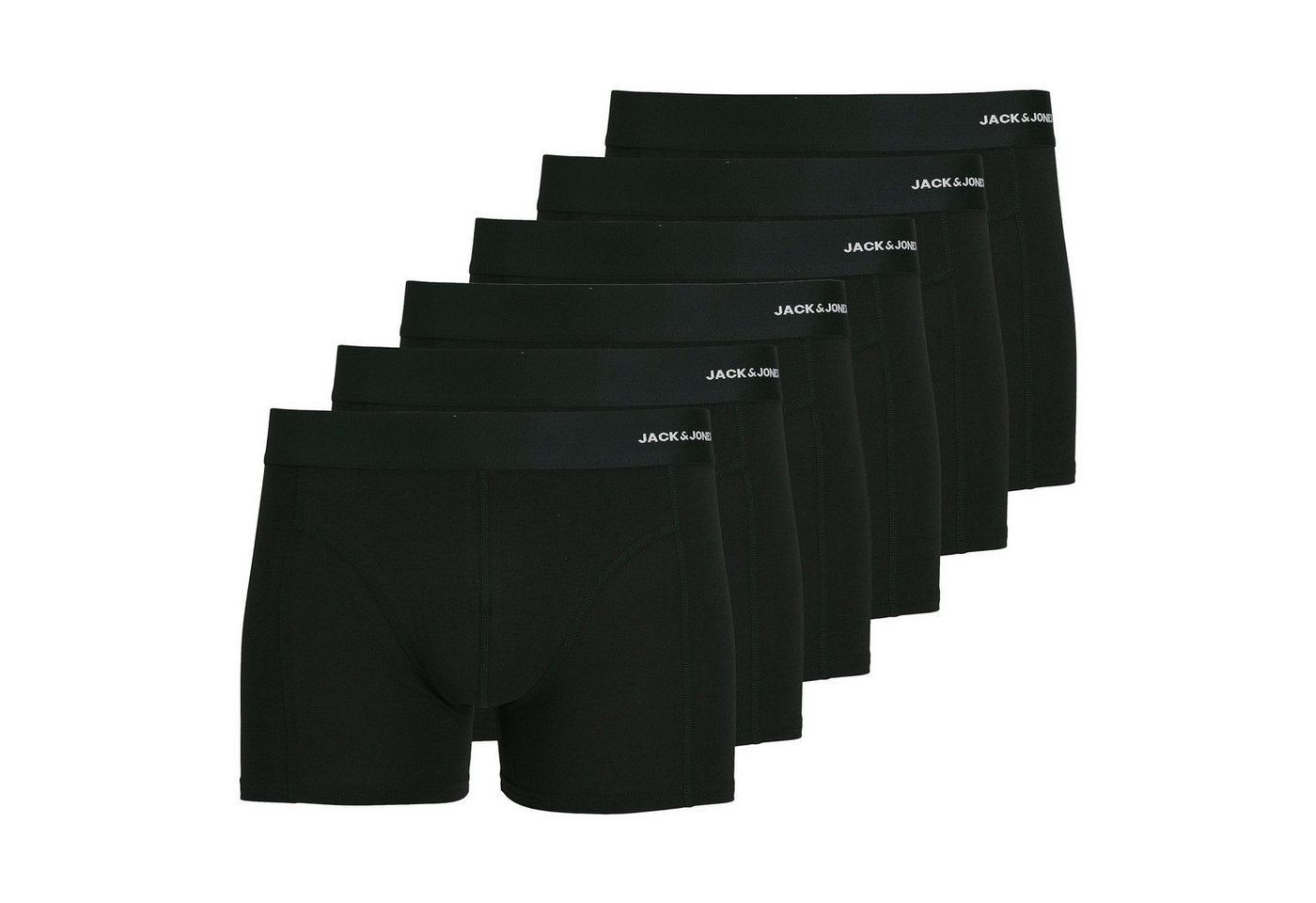 Jack & Jones Boxer Herren Boxershort 6er Pack Viskose (Packung, 6er Pack) von Jack & Jones
