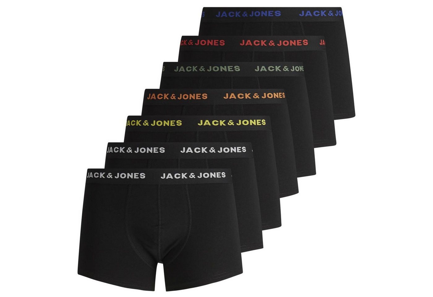 Jack & Jones Boxer Herren Boxershort 7er Pack Baumwolle (Packung, 7er Pack) von Jack & Jones