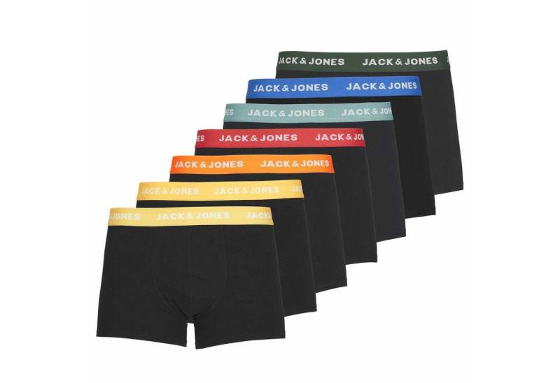 Jack & Jones Boxer Herren Boxershort 7er Pack Baumwolle JACVITO SOLID (Packung, 7er Pack) von Jack & Jones