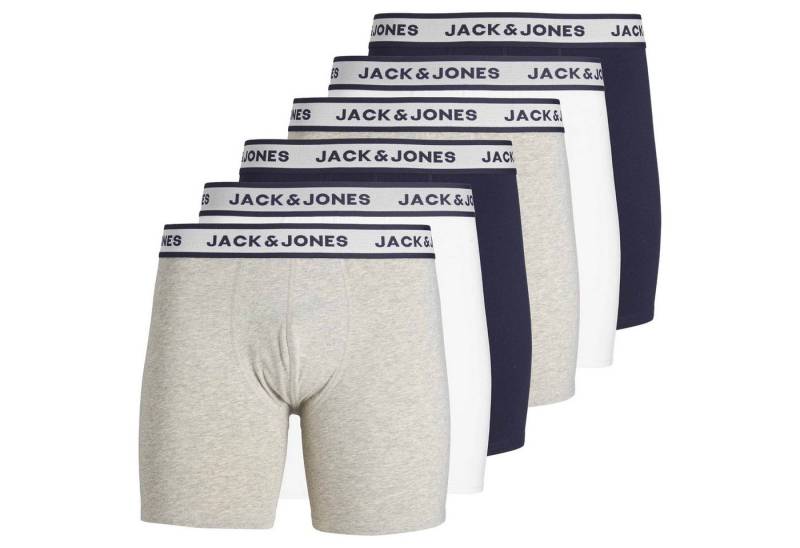 Jack & Jones Boxer Herren Boxershort 6er Pack Baumwolle (Packung, 6er Pack) von Jack & Jones