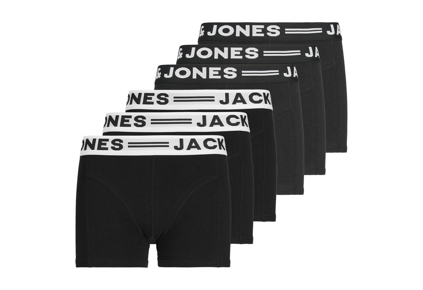 Jack & Jones Boxer Jungen Boxershort 6er Pack Baumwolle (Packung, 6er Pack) Jack & Jones Boxer Jungen Boxershort 6er Pack Baumwolle (Packung, 6er Pack) von Jack & Jones