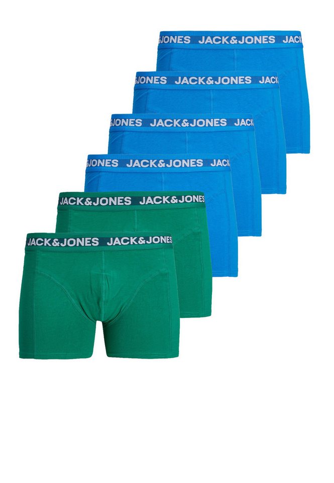 Jack & Jones Boxershorts 6-er Pack Boxershorts Unterhose SET Collor Design (6-St) JACCOLORFUL TRUNK SN von Jack & Jones