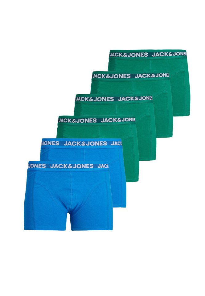 Jack & Jones Boxershorts 6-er Pack Boxershorts Unterhose SET Collor Design (6-St) JACCOLORFUL TRUNK SN von Jack & Jones