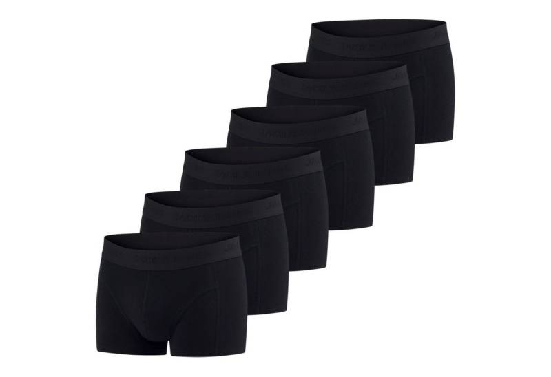 Jack & Jones Boxershorts Herren Retroshorts 6er Pack Basic Trunks (Vorteilspack, 6-St) Unterhosen mit Stretch von Jack & Jones
