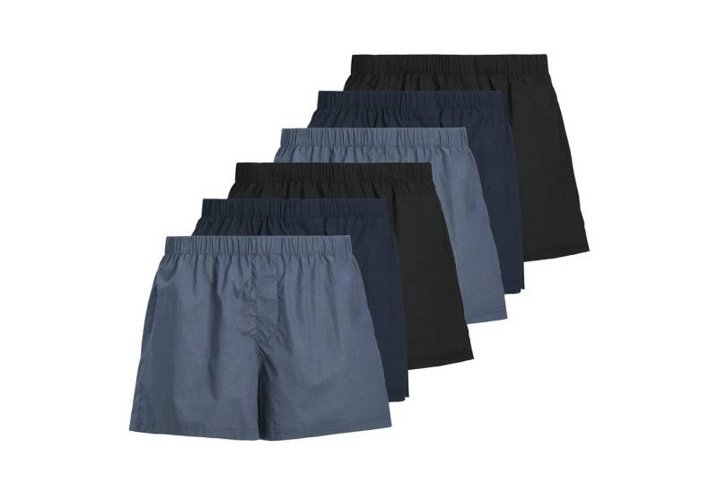 Jack & Jones Boxershorts Herren Web-Boxershorts 6er Pack Baumwolle (Packung, 6er Pack) von Jack & Jones