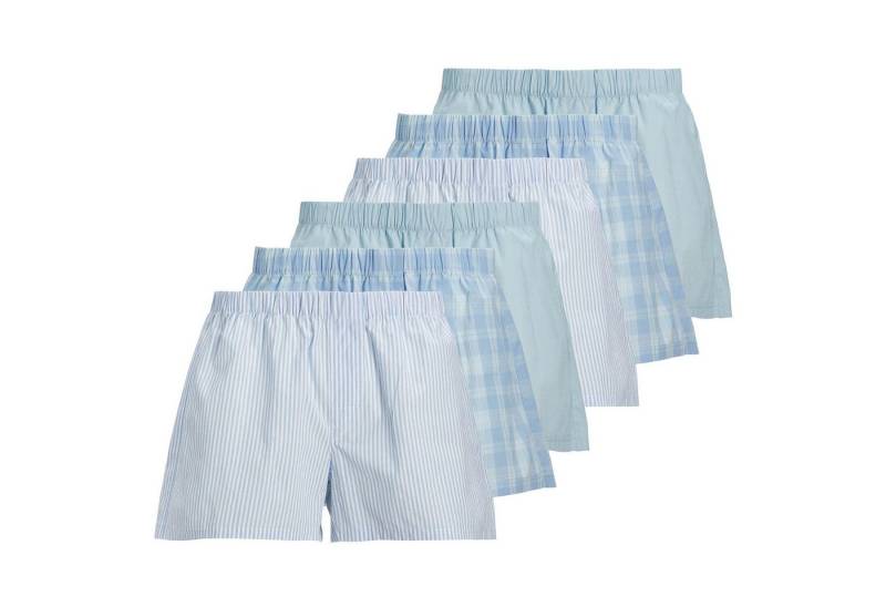 Jack & Jones Boxershorts Herren Web-Boxershorts 6er Pack Baumwolle (Packung, 6er Pack) von Jack & Jones