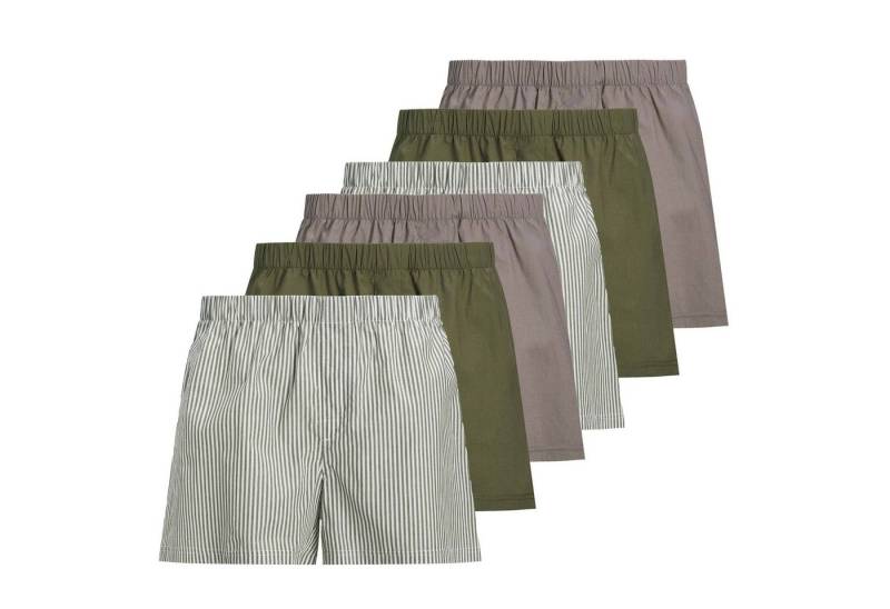 Jack & Jones Boxershorts Herren Web-Boxershorts 6er Pack Baumwolle (Packung, 6er Pack) von Jack & Jones