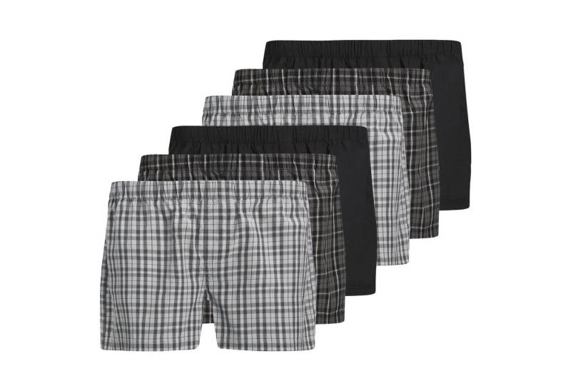 Jack & Jones Boxershorts Herren Web-Boxershorts 6er Pack Baumwolle (Packung, 6er Pack) von Jack & Jones