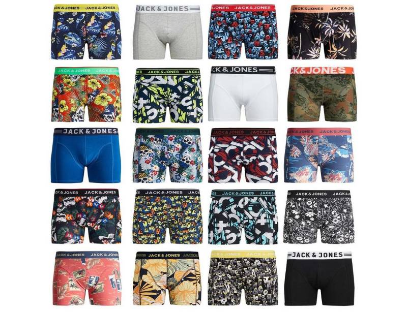 Jack & Jones Boxershorts JACK & JONES Herren 5er Pack Boxershorts MIX S M L XL XXL von Jack & Jones