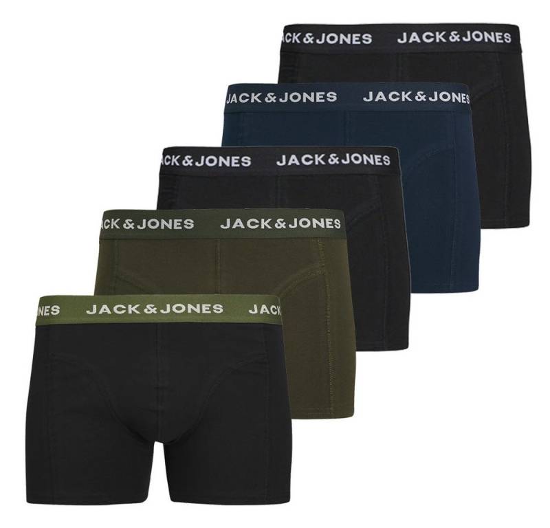 Jack & Jones Boxershorts JACK & JONES Herren 5er Pack Boxershorts S M L XL XXL von Jack & Jones