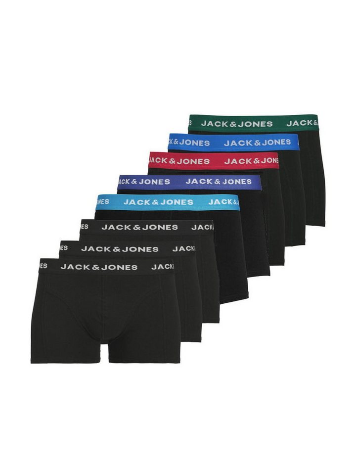 Jack & Jones Boxershorts Jack & Jones Herren 8er-Pack Boxer-Shorts Trunks Unterwäsche Trunks von Jack & Jones