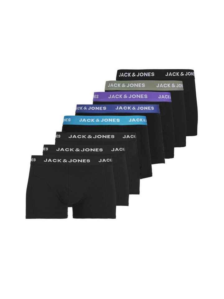 Jack & Jones Boxershorts Jack & Jones Herren 8er-Pack Boxer-Shorts Trunks Unterwäsche Trunks von Jack & Jones